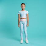 A Dee Energy Mint Crop Sport Top | Casa Childrenswear