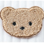 Teddy Bear White Boucle Wrap Babygrow