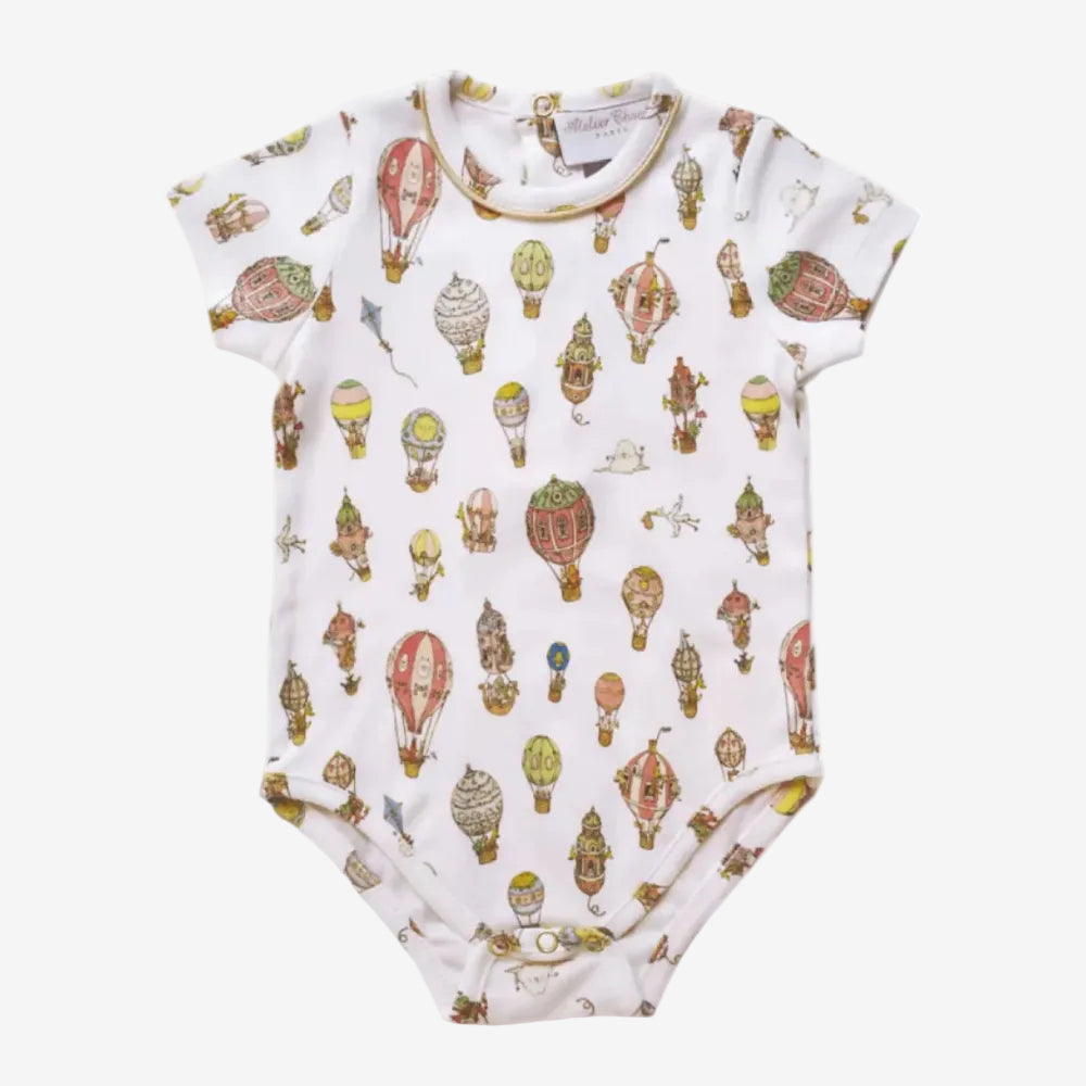 Atelier Choux Classic Onesie- Balloons Multi | Casa Childrenswear