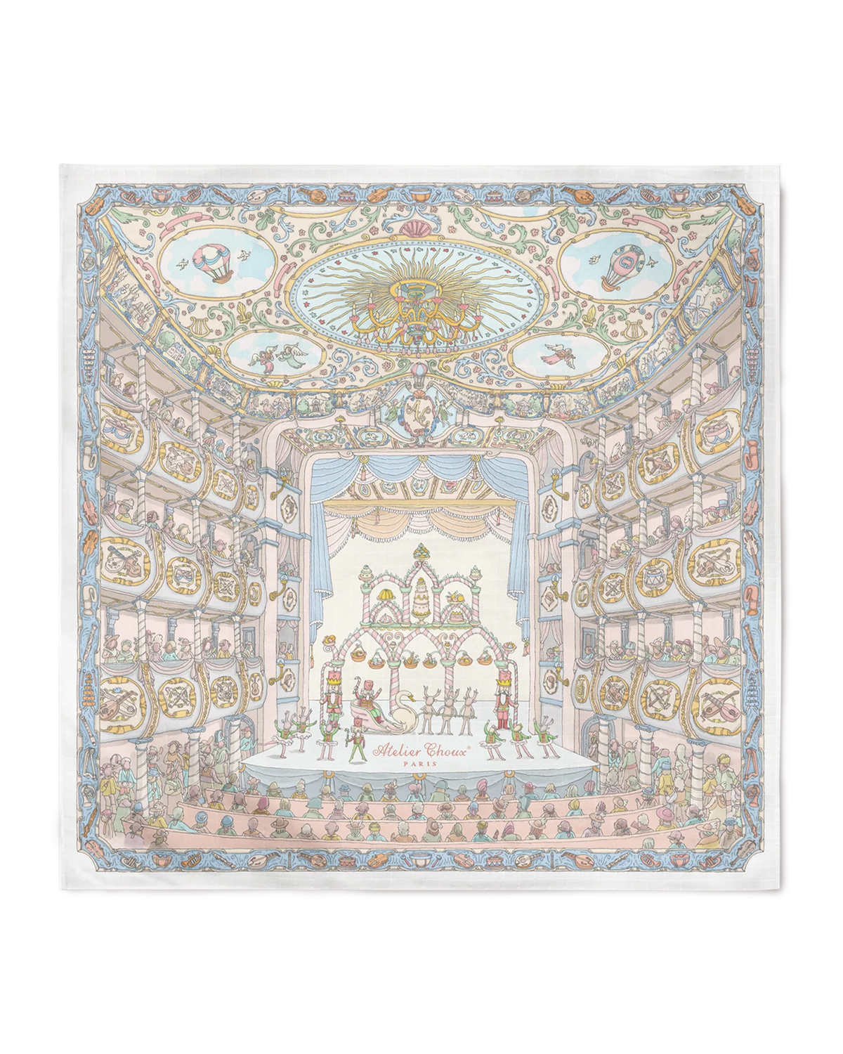 Atelier Choux Blanket Carré - Nutcracker | Casa Childrenswear