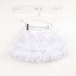 Caramelo Baby Girl White Ruffle Tutu Skirt | Casa Childrenswear
