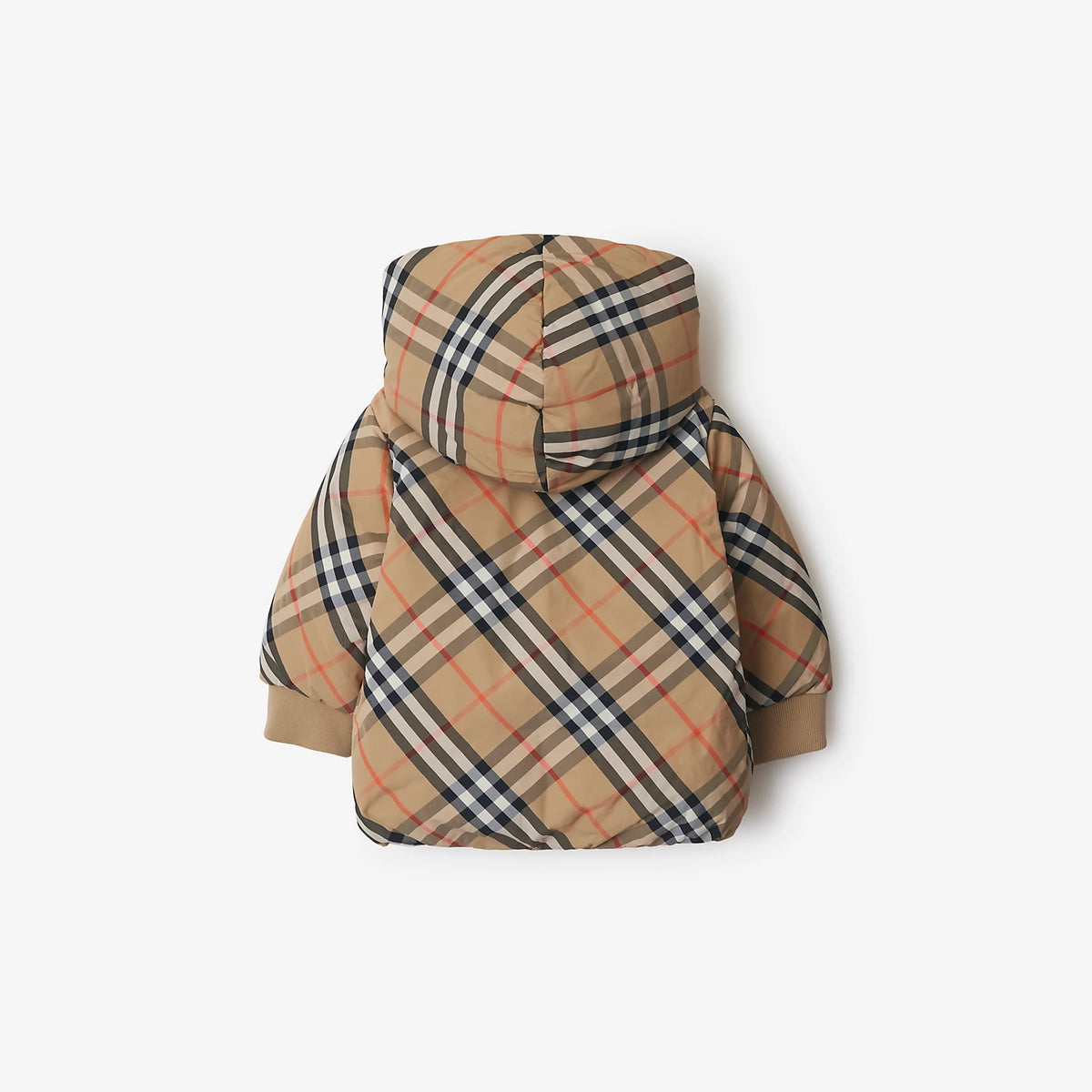 Burberry Baby Beige Check Puffer | Casa Childrenswear