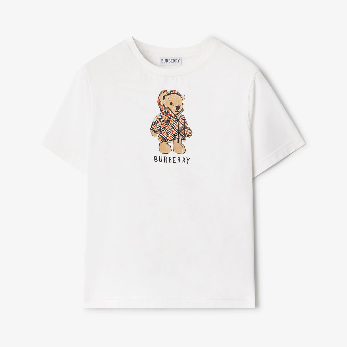 Burberry White Bear T-Shirt | Casa Childrenswear