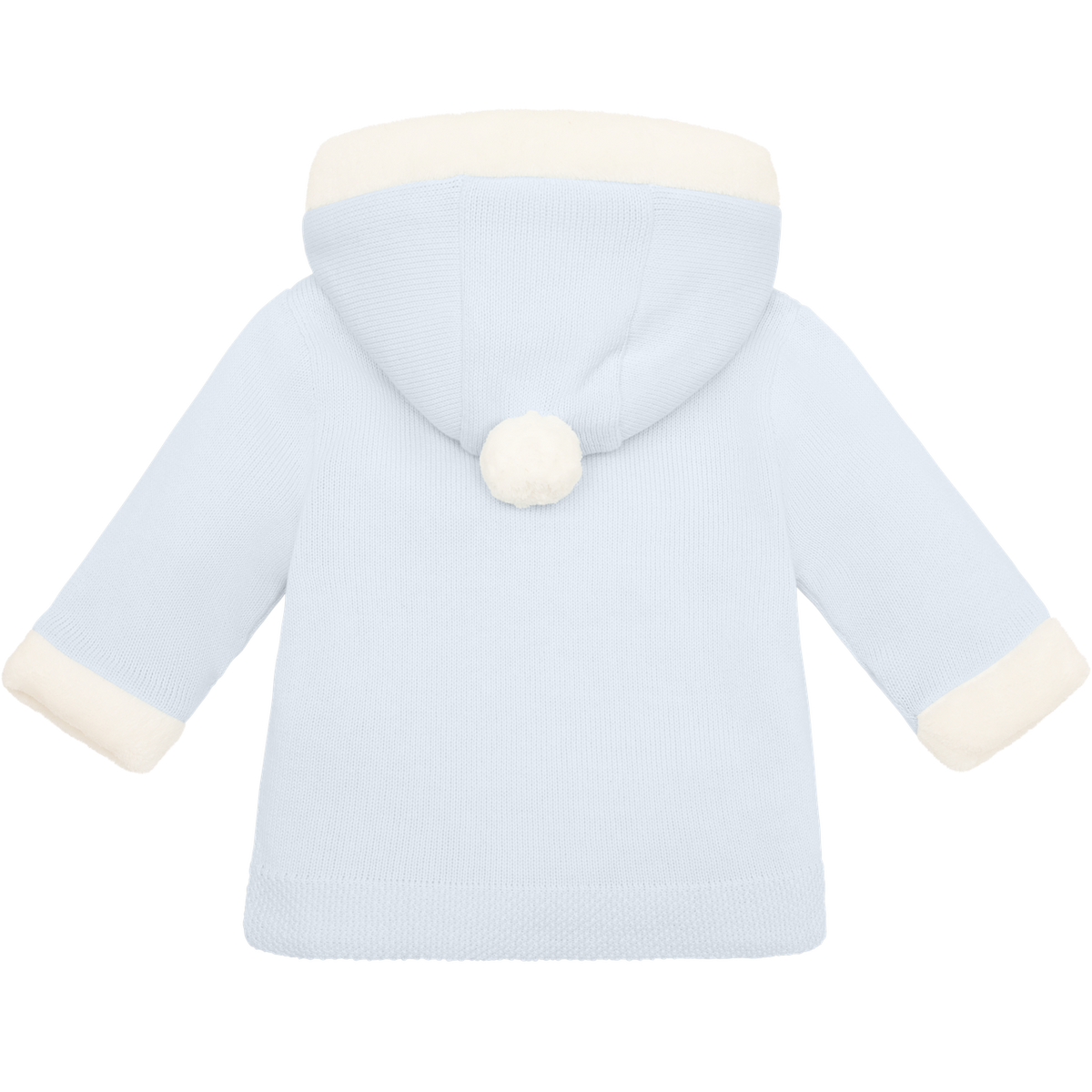 Emile et Rose Kai Blue Fur Trim Knitted Jacket | Casa Childrenswear
