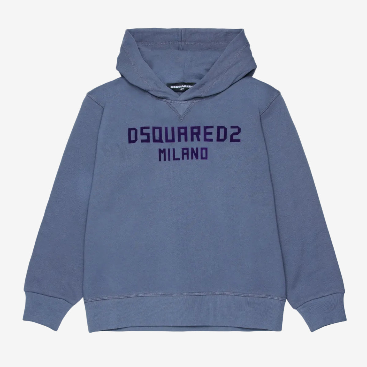 Dsquared2 Boys Dusky Blue Logo Hoodie | Casa Childrenswear