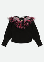 Angels Face Deidre Kew Tulle Top Black | Casa Childrenswear