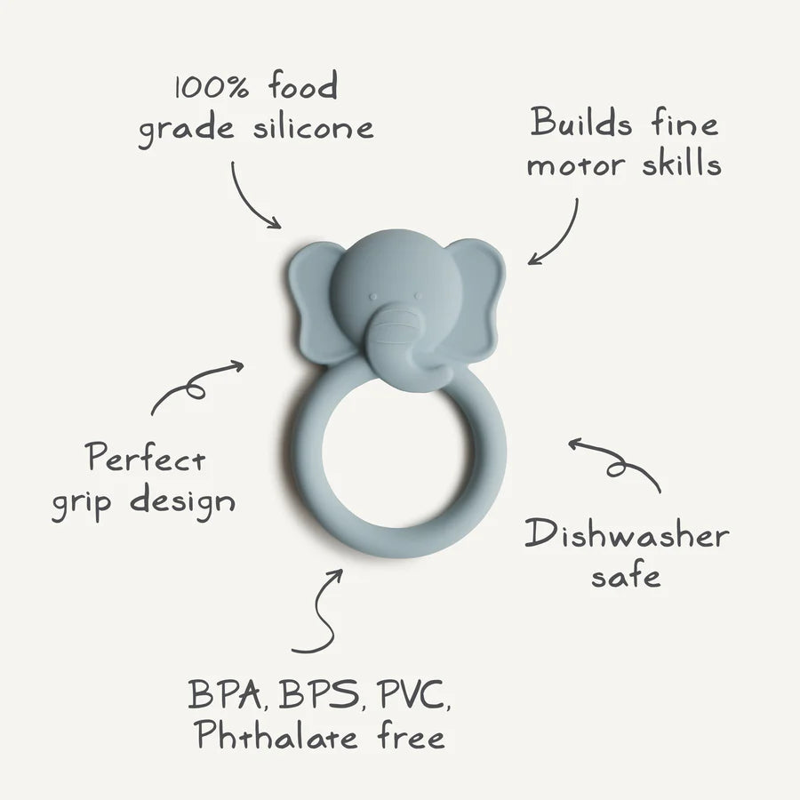 Mushie Elephant Teether | Casa Childrenswear
