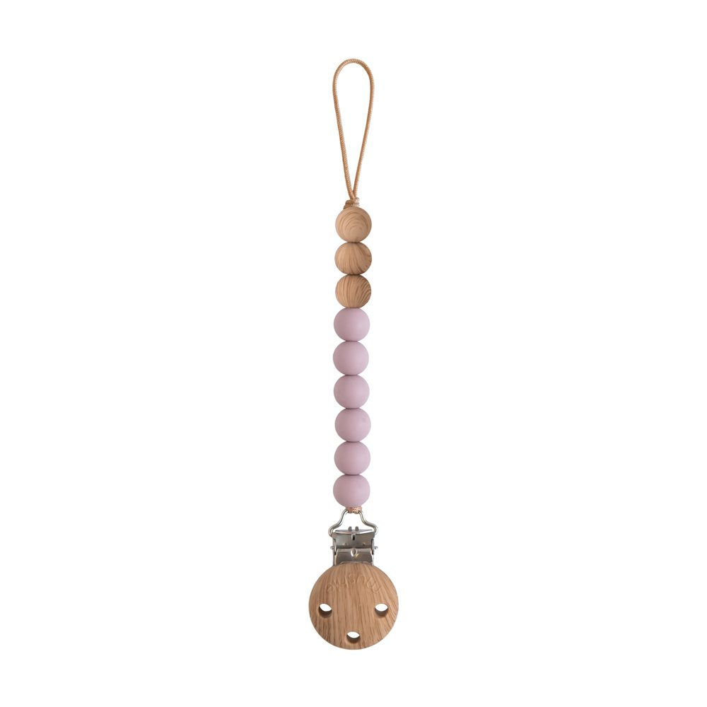 Mushie Pacifier Clips - Eva Mauve | Casa Childrenswear