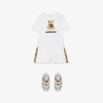 Burberry Baby White Teddy T-Shirt | Casa Childrenswear