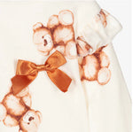 Caramelo Baby Girl White Soft teddy Babygrow with Hat | Casa Childrenswear