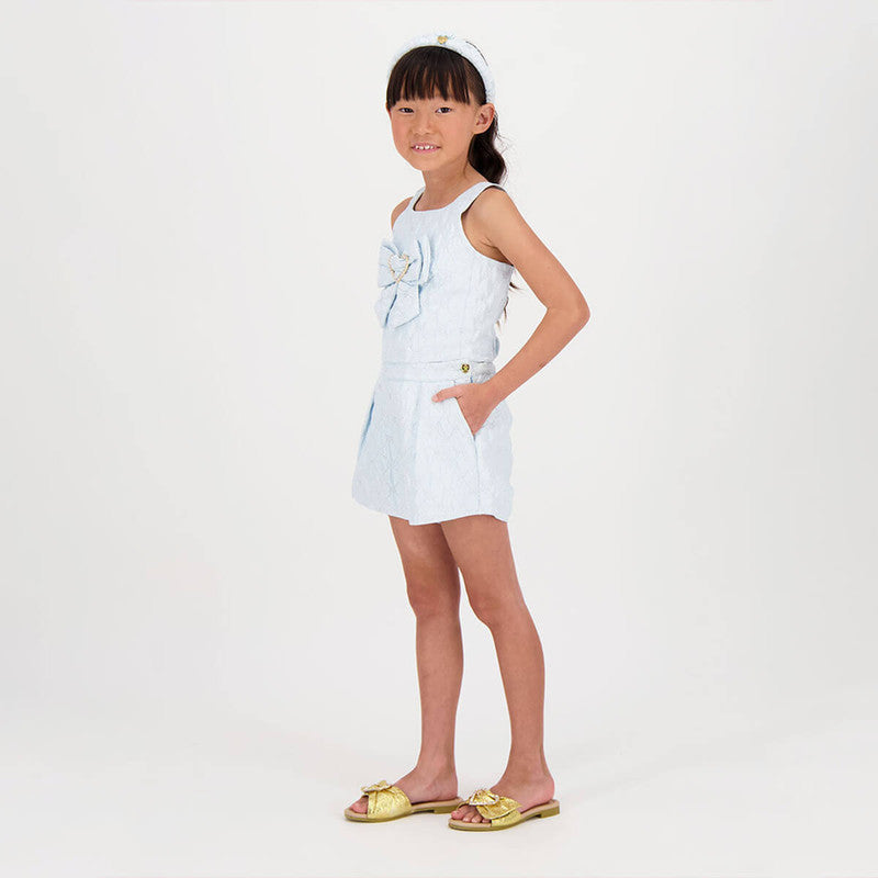 Angels Face Laetitia Pale Blue Shorts | Casa Childrenswear