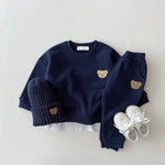 Bear Navy Colour Tracksuit