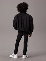 Calvin Klein Black Mid Rise Slim Jeans | Casa Childrenswear