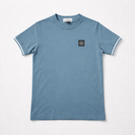 Stone Island Blue Compass Logo T-Shirt | Casa Childrenswear