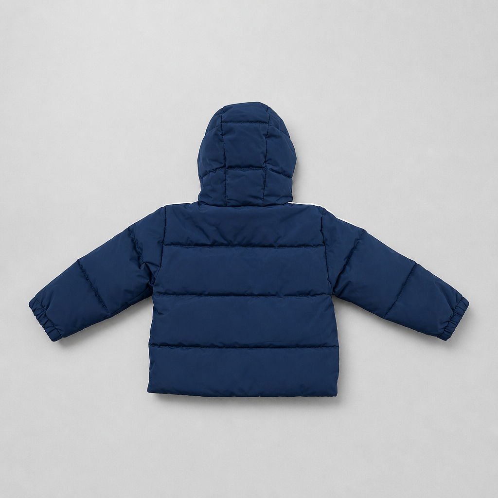 Palm Angels Baby Boys Navy Tape Jacket - back view
