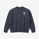 Palm Angels Boys Navy Palm Sweatshirt - front view