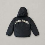 Palm Angels Boys Black Nylon Jacket - back view