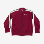 Palm Angels Girls Burgundy Track Jacket - front view