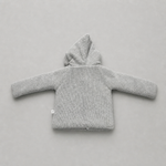Martin Aranda Infant Boys Grey Knitted Coat - back view
