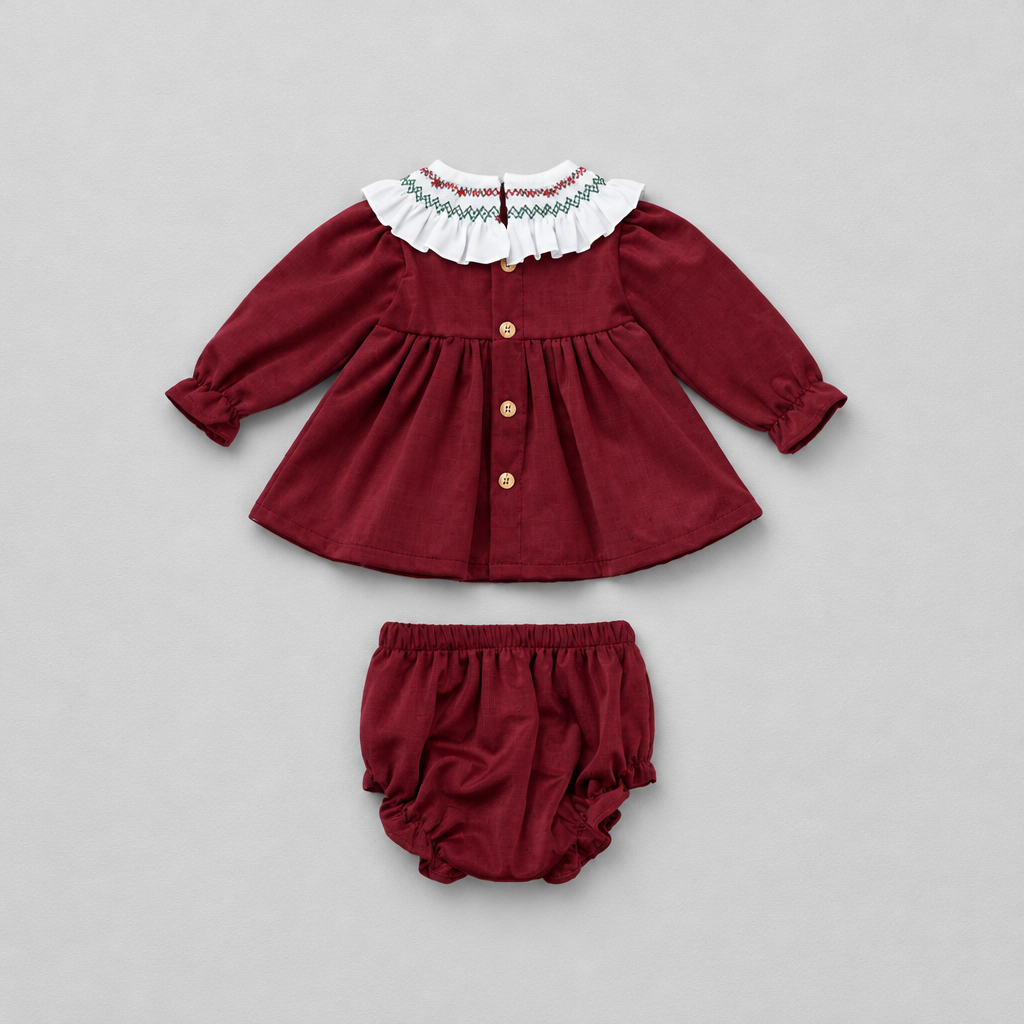 Baby Girls Xmas Top & Knickers