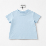 Moschino Baby Boys Sky Blue Cotton T-Shirt | Casa Childrenswear