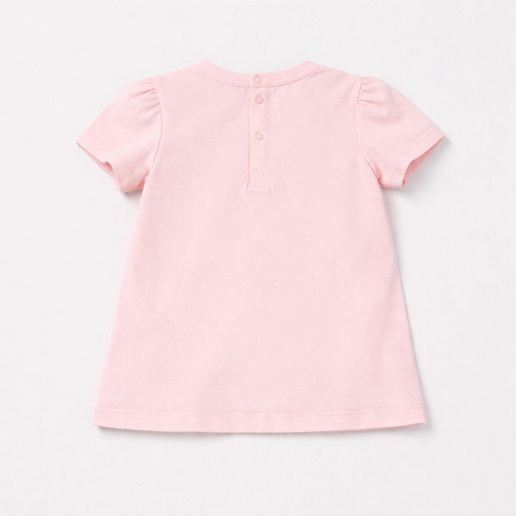 Moschino Baby Girls Sugar Rose Cotton T-Shirt | Casa Childrenswear