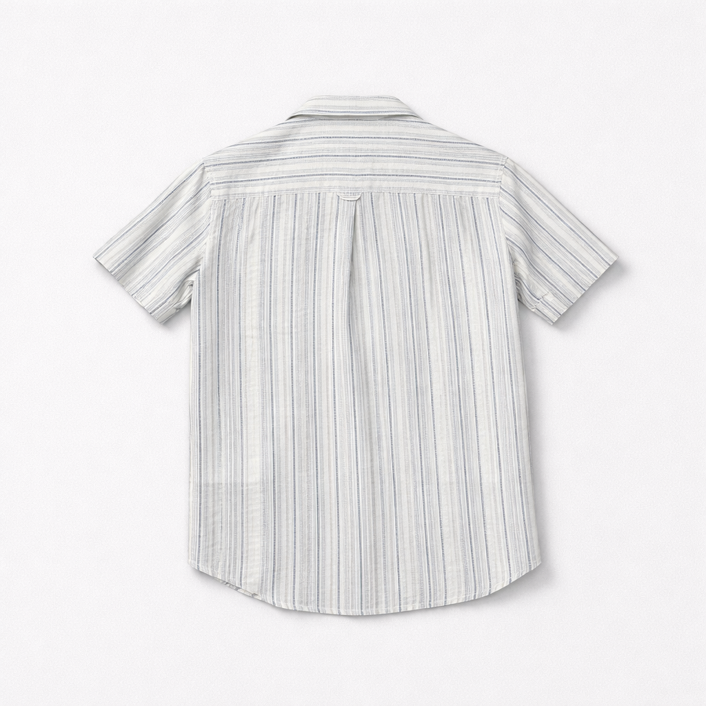 Gant Boys Linen Blend Striped Shirt | Casa Childrenswear