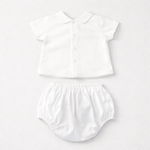 Adriana Mae Baby Boys Crown Bloomer Set | Casa Childrenswear