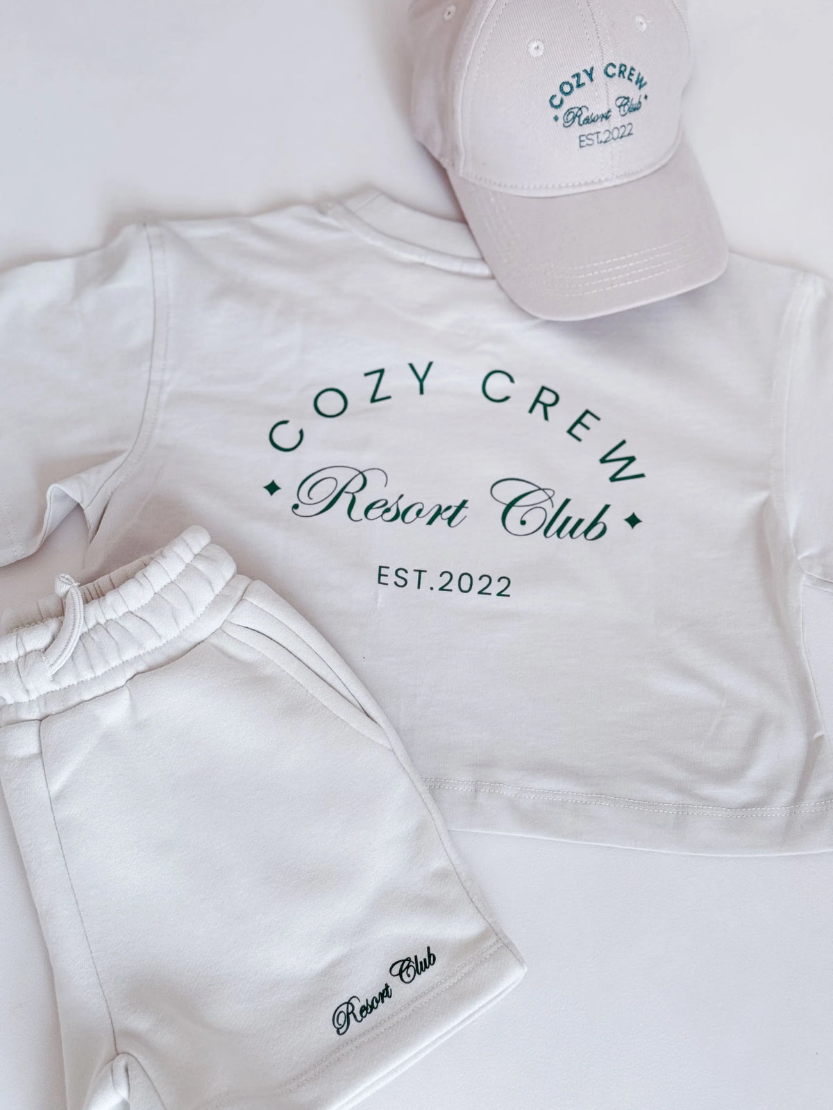 Cozy Crew Resort Club Tee - Ash Grey