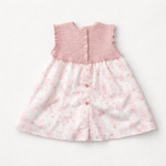 Granlei Pink Sleeveless Knitted Floral Print Dress | Casa Childrenswear