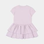 Moncler Enfant Girls Lilac Pleated Dress | Casa Childrenswear