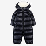 Moncler Enfant Alanie Navy Padded Snowsuit | Casa Childrenswear