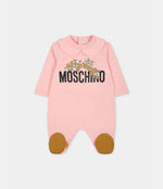 Moschino Baby Pink Teddy Babygrow | Casa Childrenswear