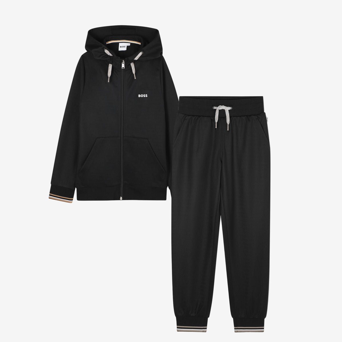 Boys Black Tracksuit