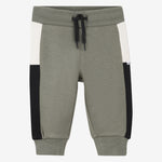 Boss Boys Khaki Track Bottom Patch Design | Casa Childrenswear
