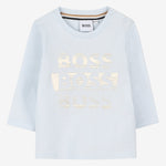 Boss Baby Boys Grey Long Sleeve T-Shirt | Casa Childrenswear