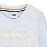 Boss Baby Boys Grey Long Sleeve T-Shirt | Casa Childrenswear