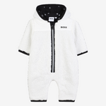 Baby Boys White Jumpsuit
