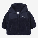 Baby Boys Navy Logo Coat