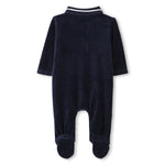 Baby Boys Navy Babygrow