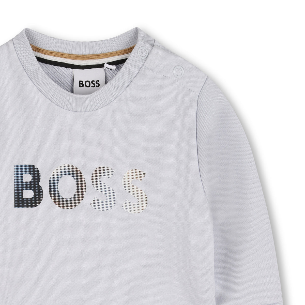 Boss Baby Boys Pale Blue Logo Sweatshirt | Casa Childrenswear