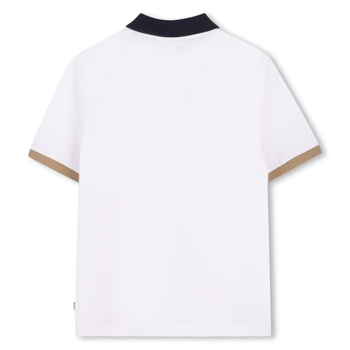 Boss Boys White Polo with Contrast | Casa Childrenswear