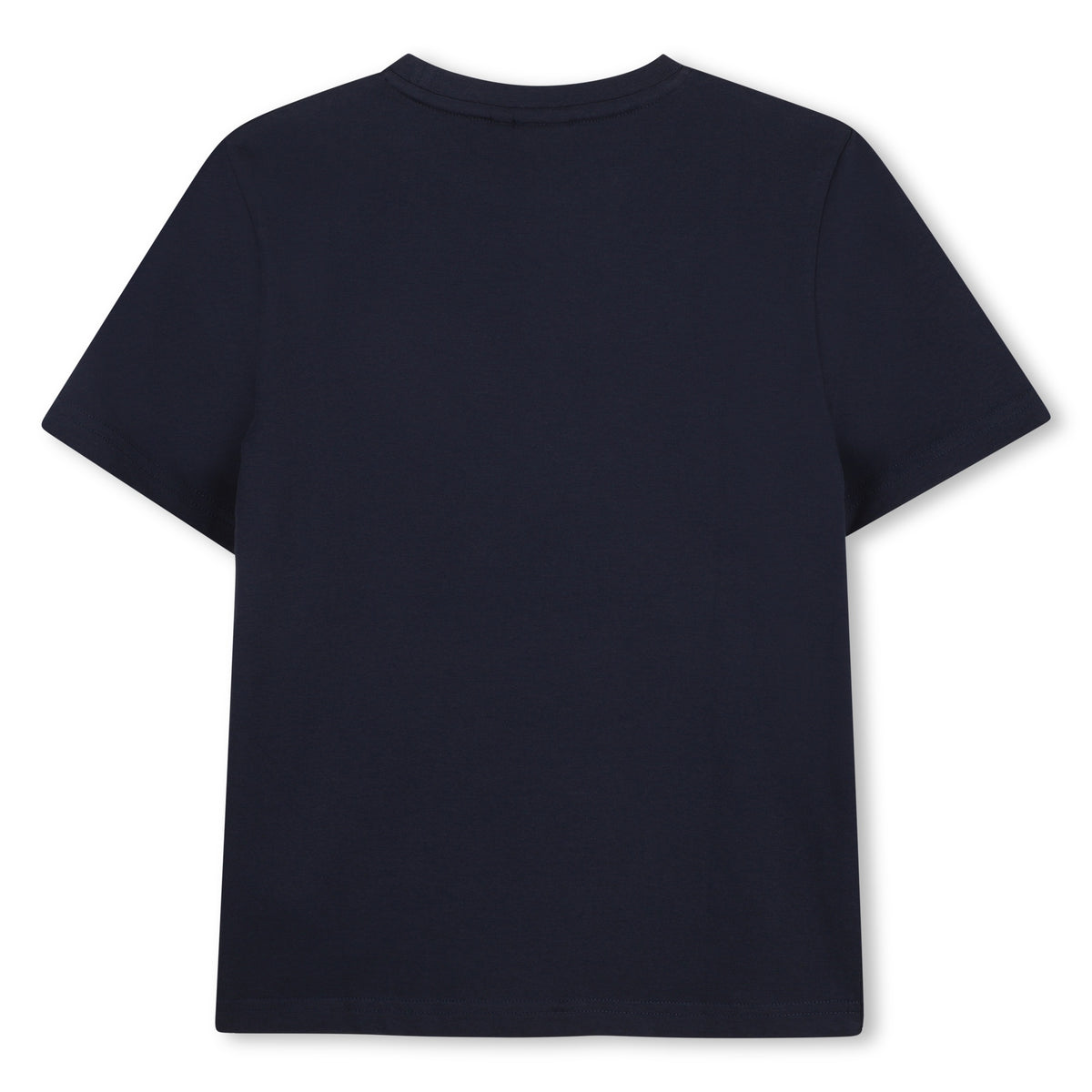 Boss Boys Navy T-Shirt with Gradient Logo | Casa Childrenswear