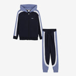 Boss Boys Navy Colourblock Tracksuit Set | Casa Childrenswear