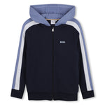Boss Boys Navy Colourblock Tracksuit Set | Casa Childrenswear
