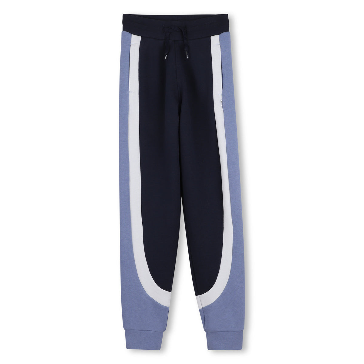 Boss Boys Navy Colourblock Tracksuit Set | Casa Childrenswear