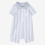 Boss Baby Boys Blue Striped Romper | Casa Childrenswear
