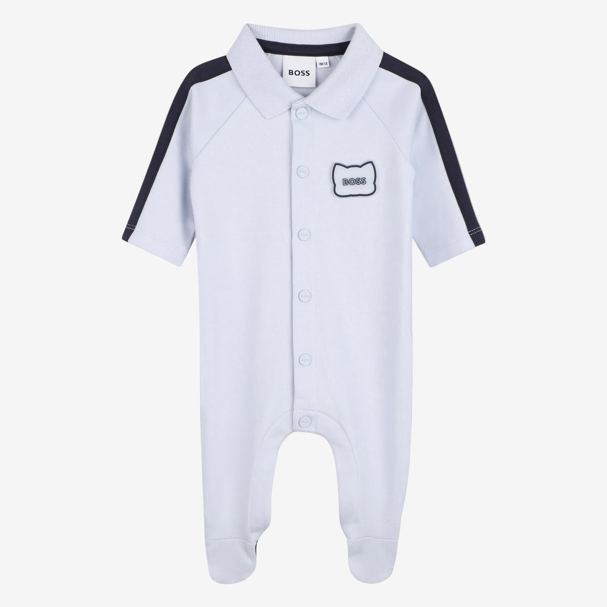 Boss Baby Boys Pale Blue Babygrow | Casa Childrenswear