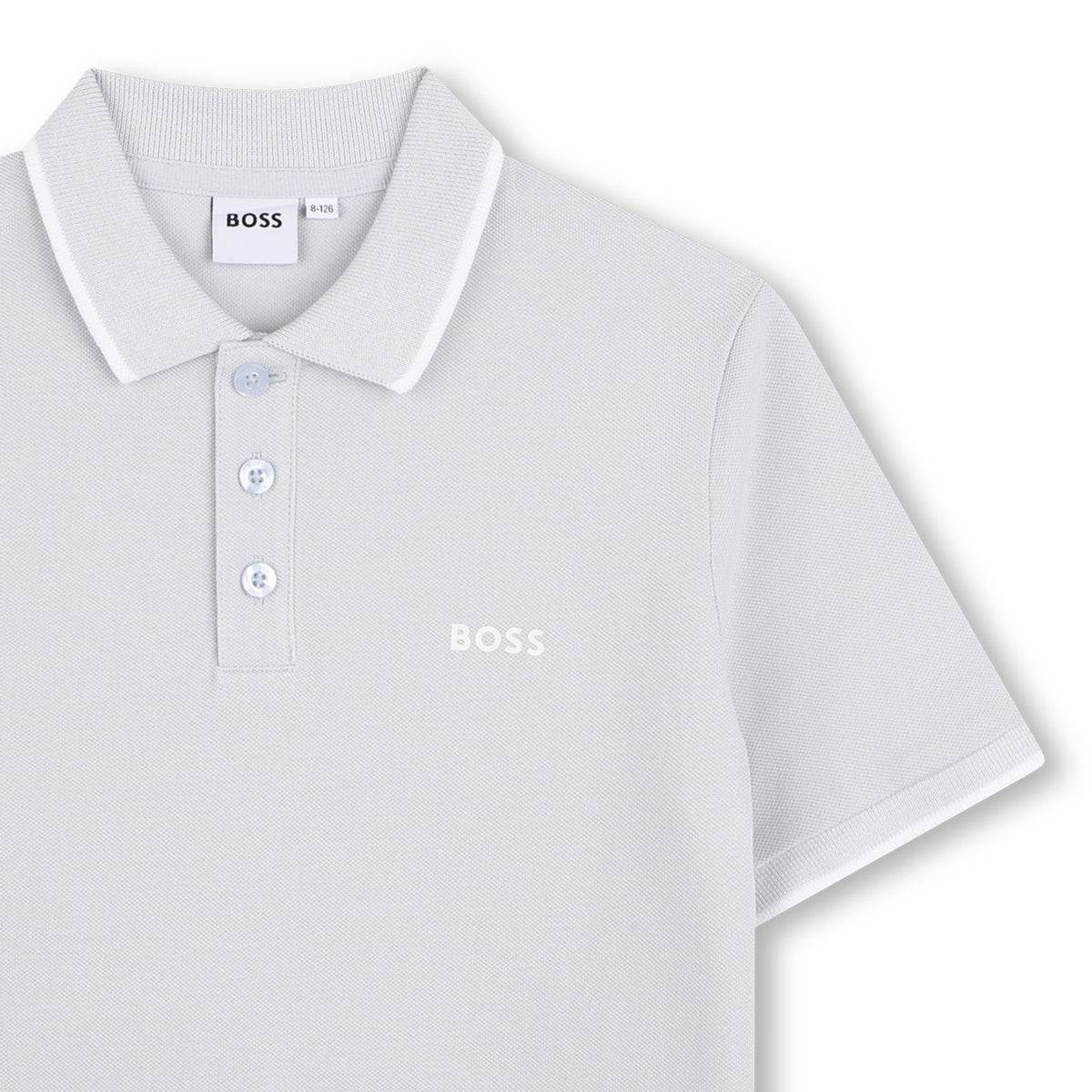 Boss Boys Pale Blue Logo Polo | Casa Childrenswear