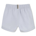 Boss Baby Boys Pale Blue Logo Swim Shorts | Casa Childrenswear